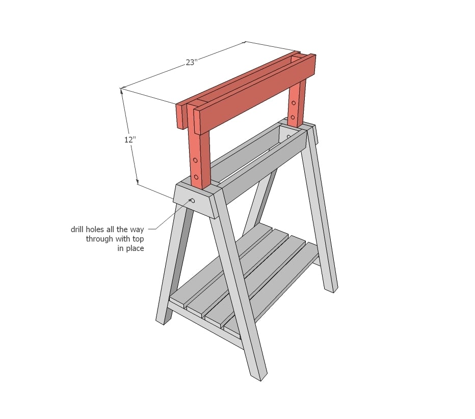 Extendable 2024 saw horses